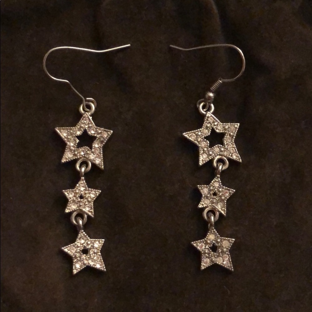 Stars earrings for women and girls - Picture 2 of 3